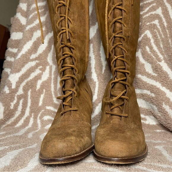 Ugg Camille tall lace up boot shearling size 9 - Picture 3 of 13